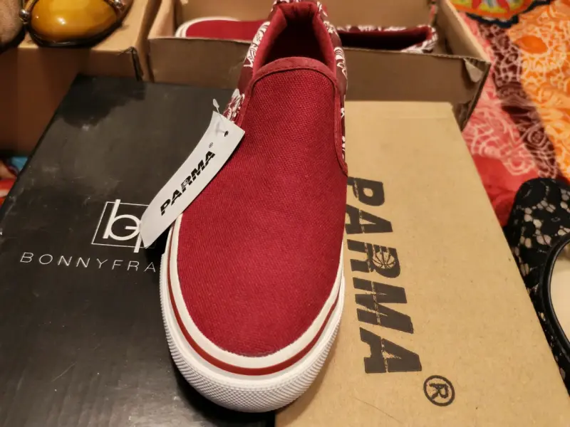 Zapatillas slip-on rojas Parma mujer - 1