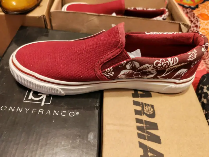 Zapatillas slip-on rojas Parma mujer - 2