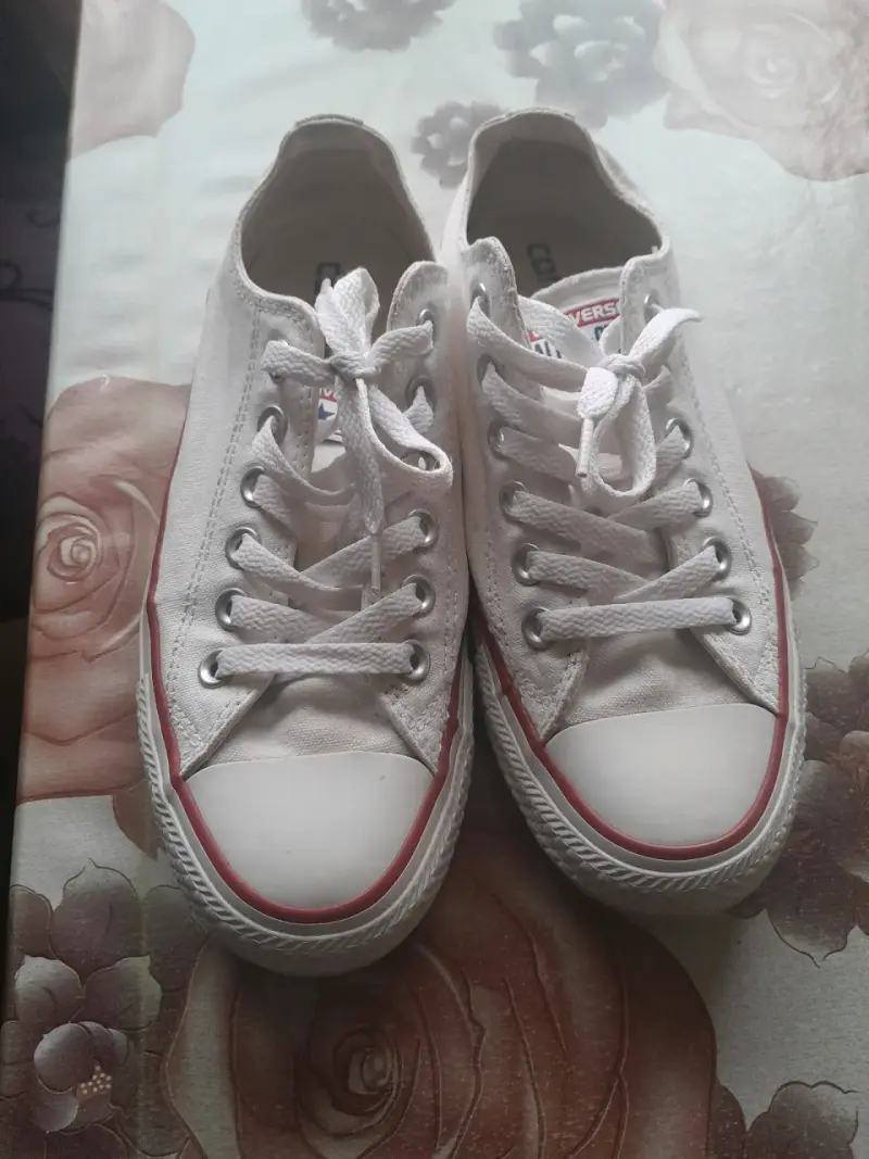 Zapatillas Converse All Star blancas talla 37 - 1