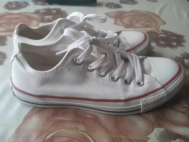 Zapatillas Converse All Star blancas talla 37 - 2