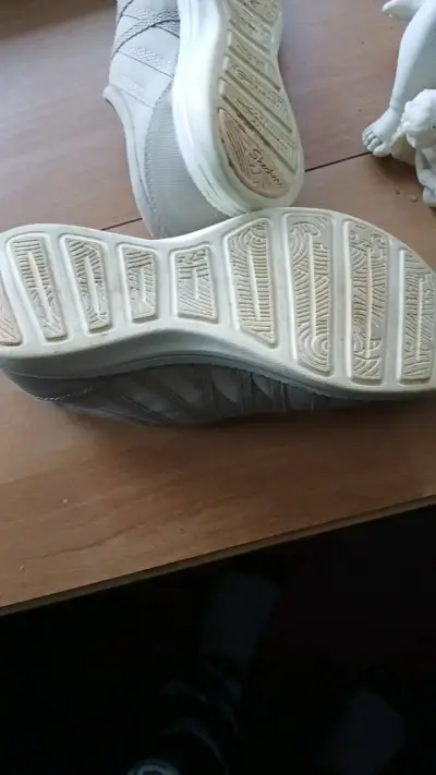 Zapatillas deportivas Skechers gris claro para mujer - miniatura 4