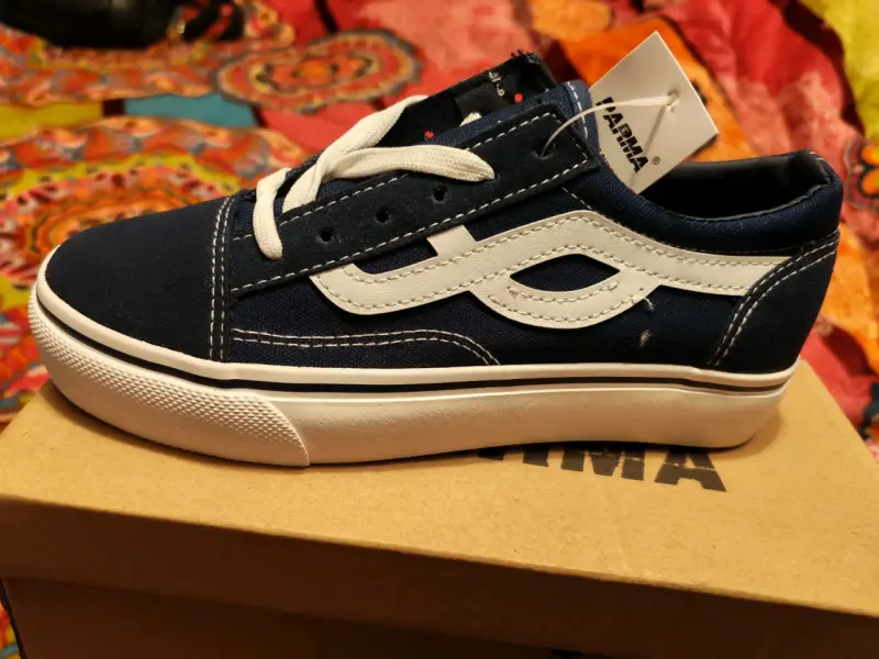 Zapatillas de lona azul - 2
