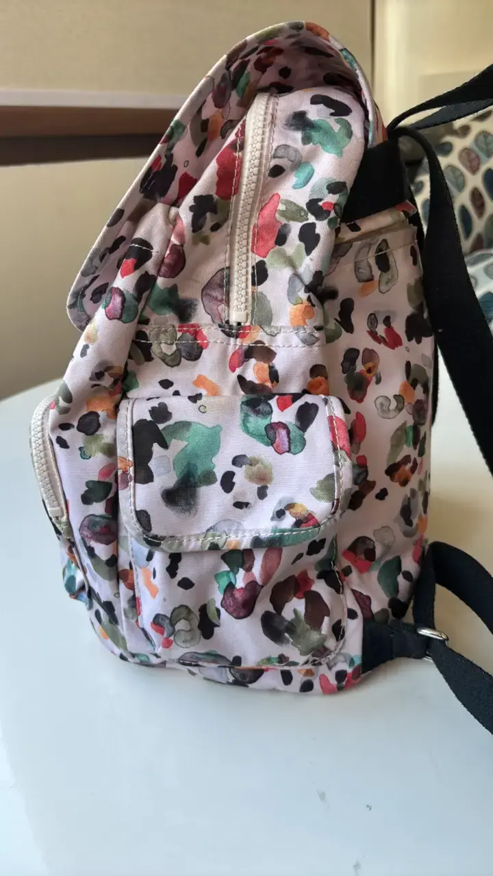 Mochila Kipling estampada multicolor - 3