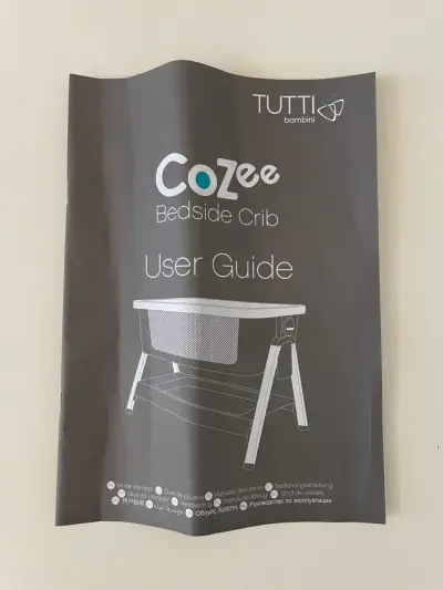 Cuna colecho Tutti Bambini CoZee gris -  NUEVA - miniatura 6
