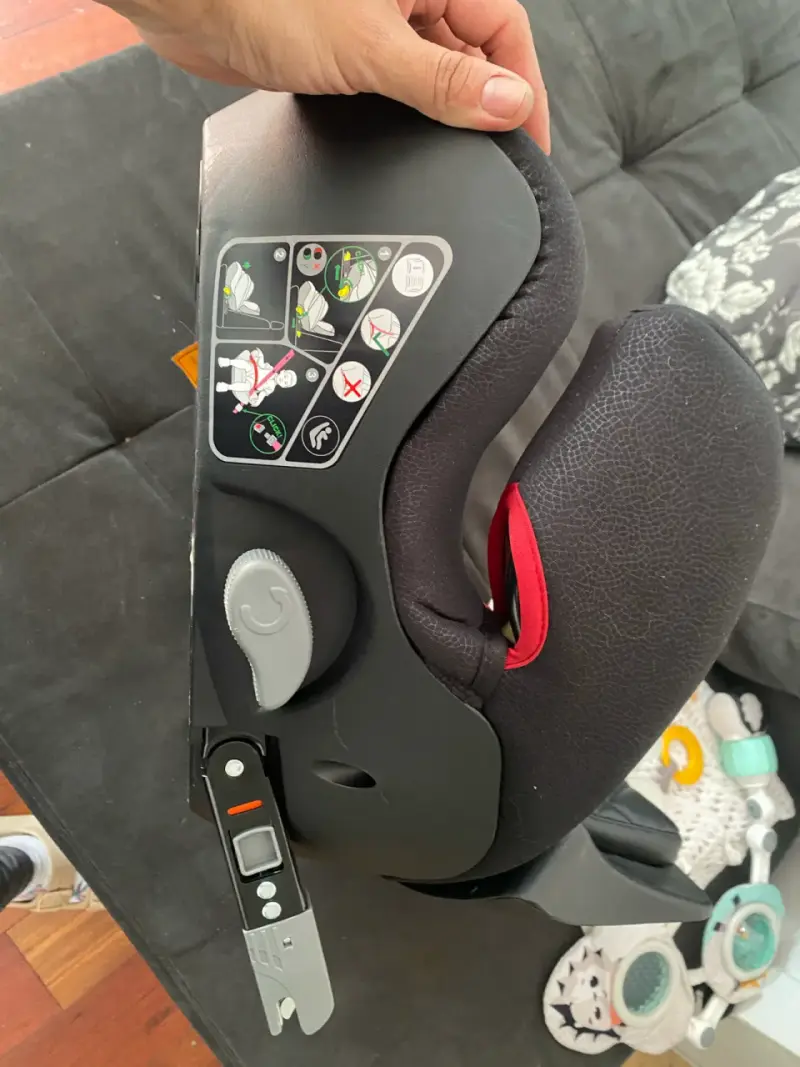 Silla de auto para niños Infanti negra - 4