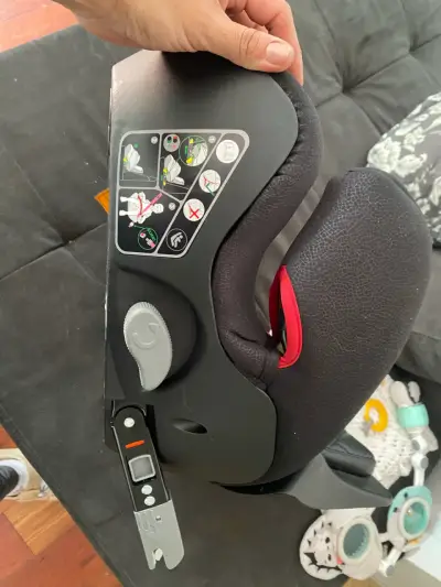 Silla de auto para niños Infanti negra - miniatura 4