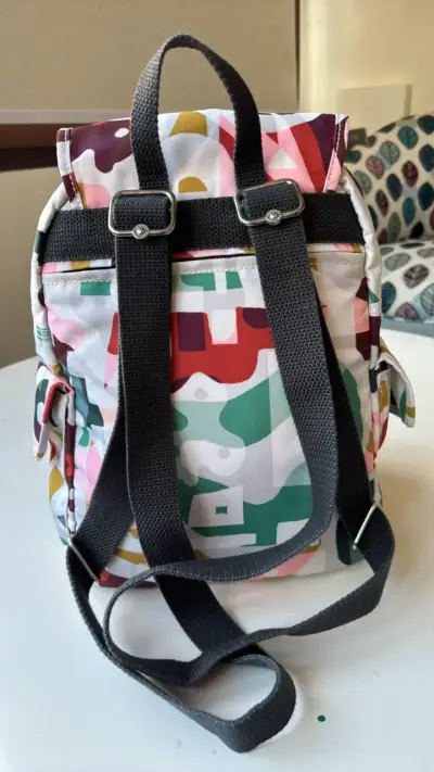 Mochila Kipling colorida - miniatura 4