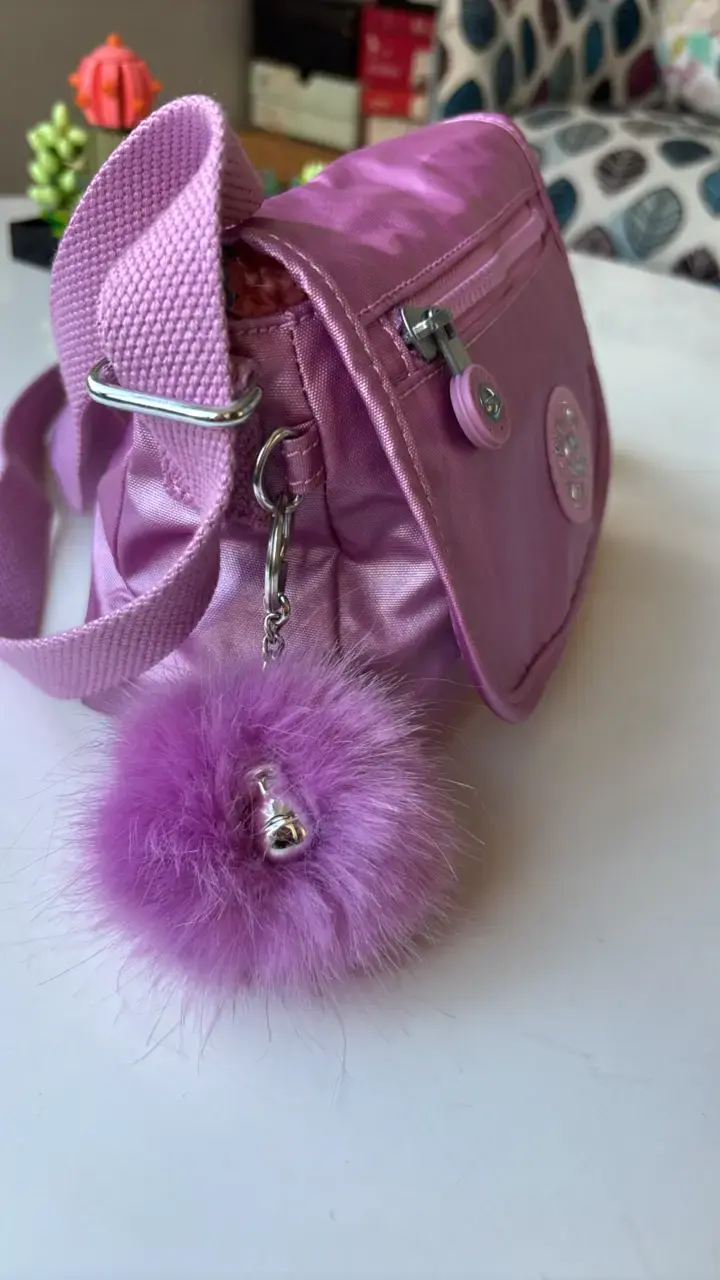 Bolso cruzado Kipling morado - 2
