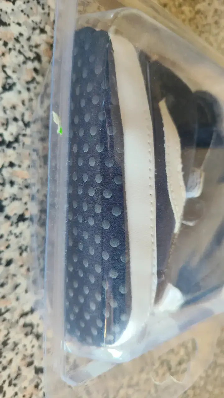Zapatillas de bebé azul marino con suela antideslizante - 2