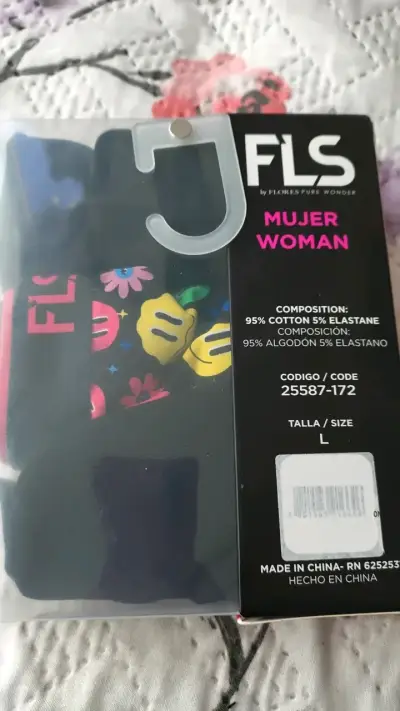 Pack de 3 pantys hiphugger mujer FLS talla L - miniatura 2