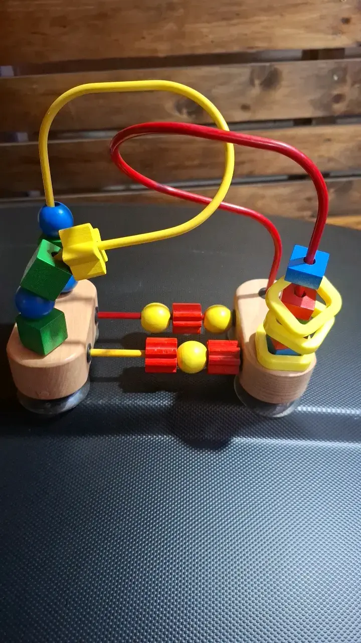 Ábaco de Madera para Niños con Cuentas de Colores - 2