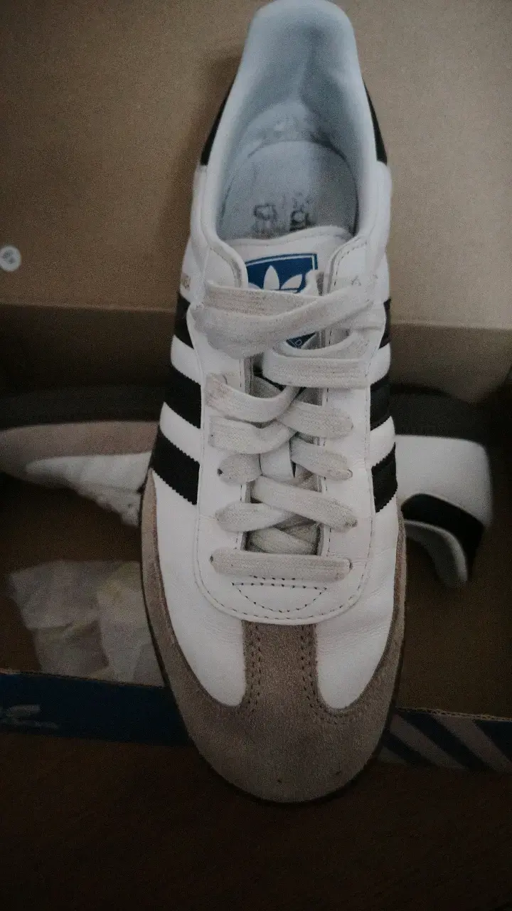 Zapatillas Adidas Samba OG Blancas Talla 40 - 2