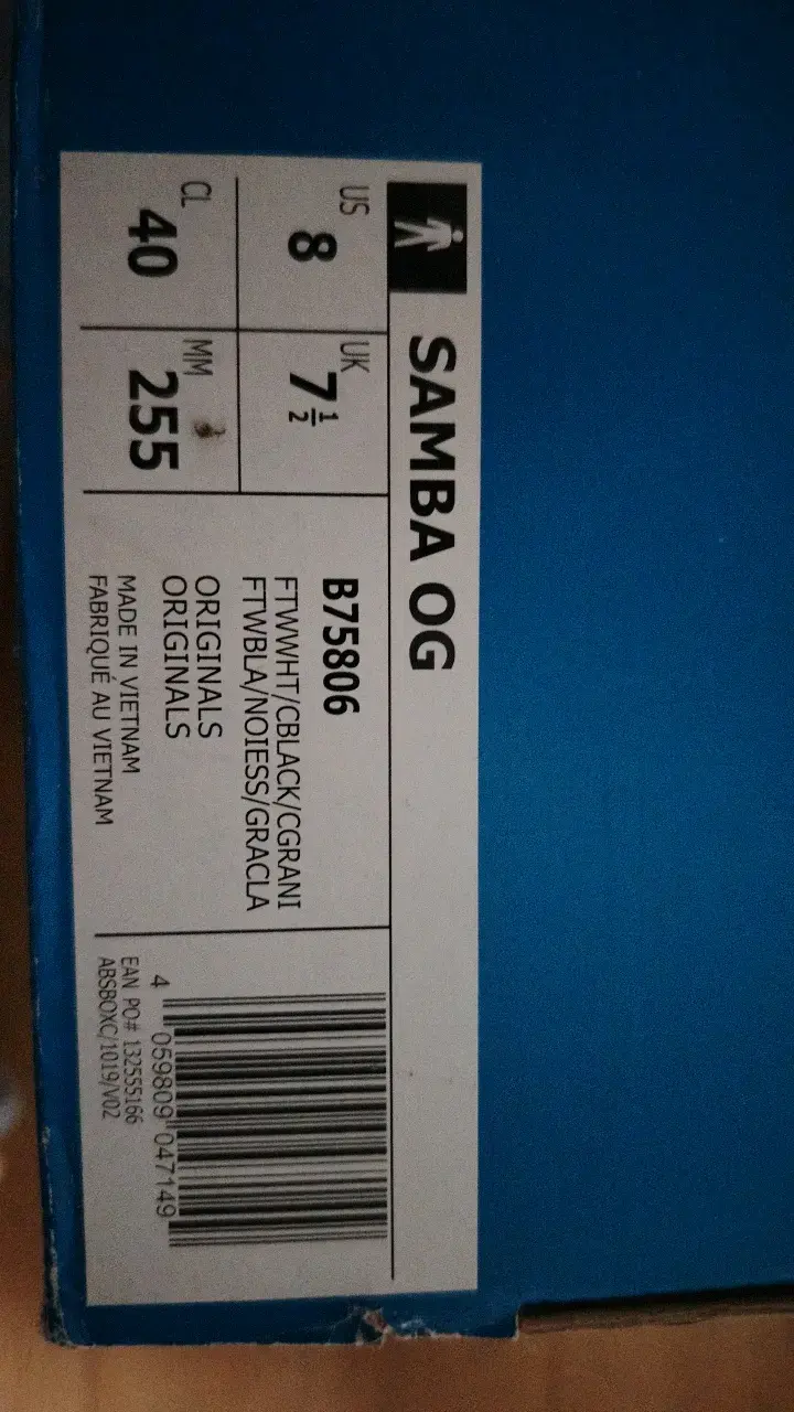 Zapatillas Adidas Samba OG Blancas Talla 40 - 4