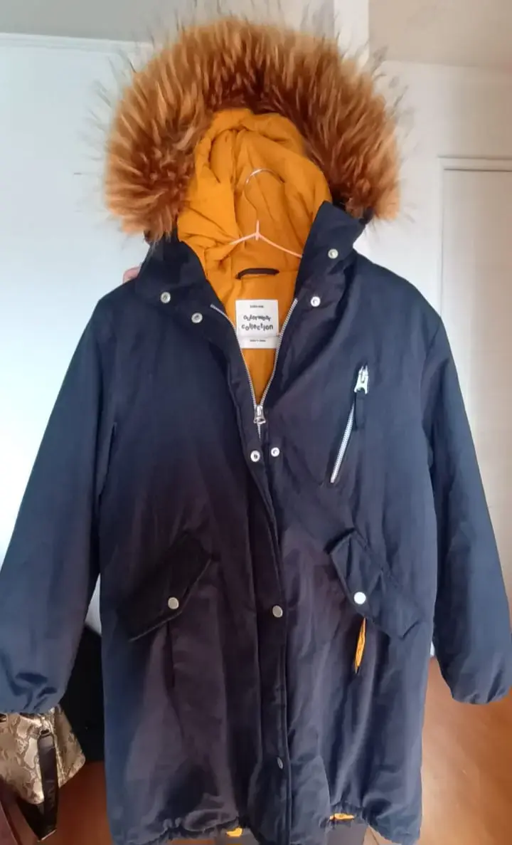 Parka azul zara kids size 11/12 - 1