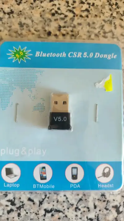 Adaptador USB Bluetooth CSR 5.0 para PC y dispositivos - miniatura 1