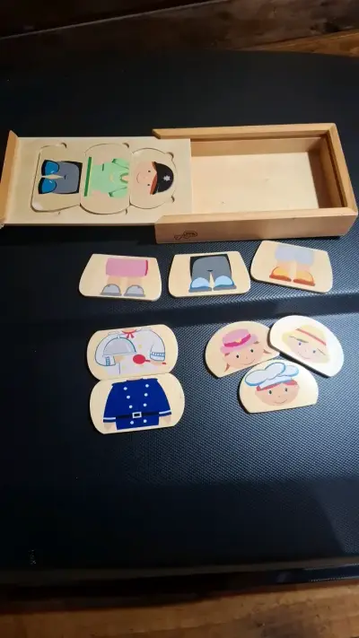 Rompecabezas de Madera para Niños con Figuras - miniatura 1
