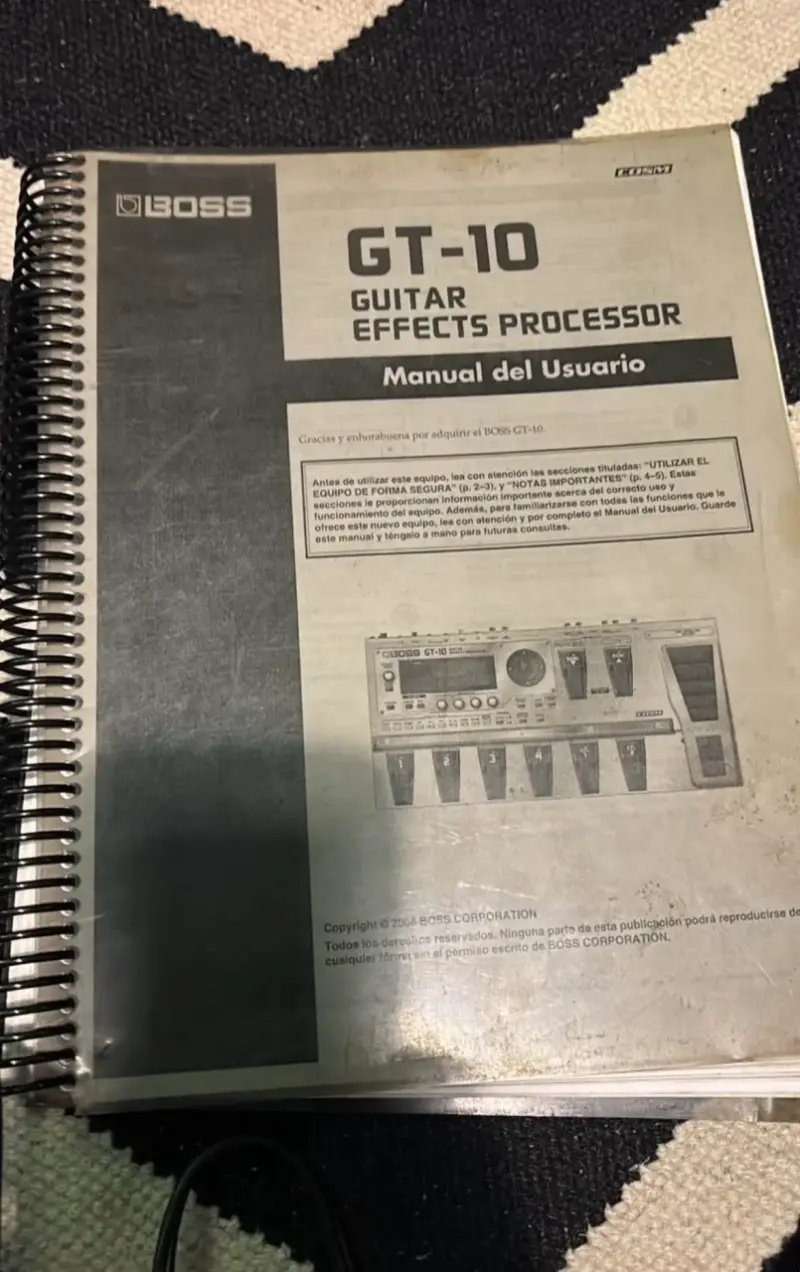 Pedalera de efectos para guitarra Boss GT-10 - 4