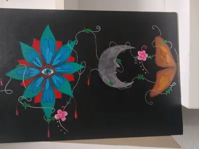 Cuadro Decorativo pintado a mano - miniatura 2