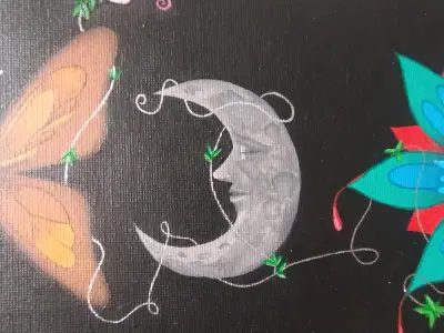 Cuadro Decorativo pintado a mano - miniatura 3