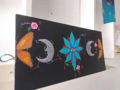 Cuadro Decorativo pintado a mano - miniatura 4