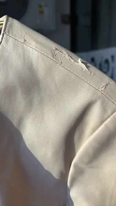 Chaqueta de cuerina beige Armani Exchange - miniatura 4