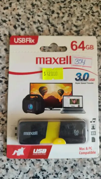 Pendrive Maxell 64GB USB 3.0 - miniatura 1