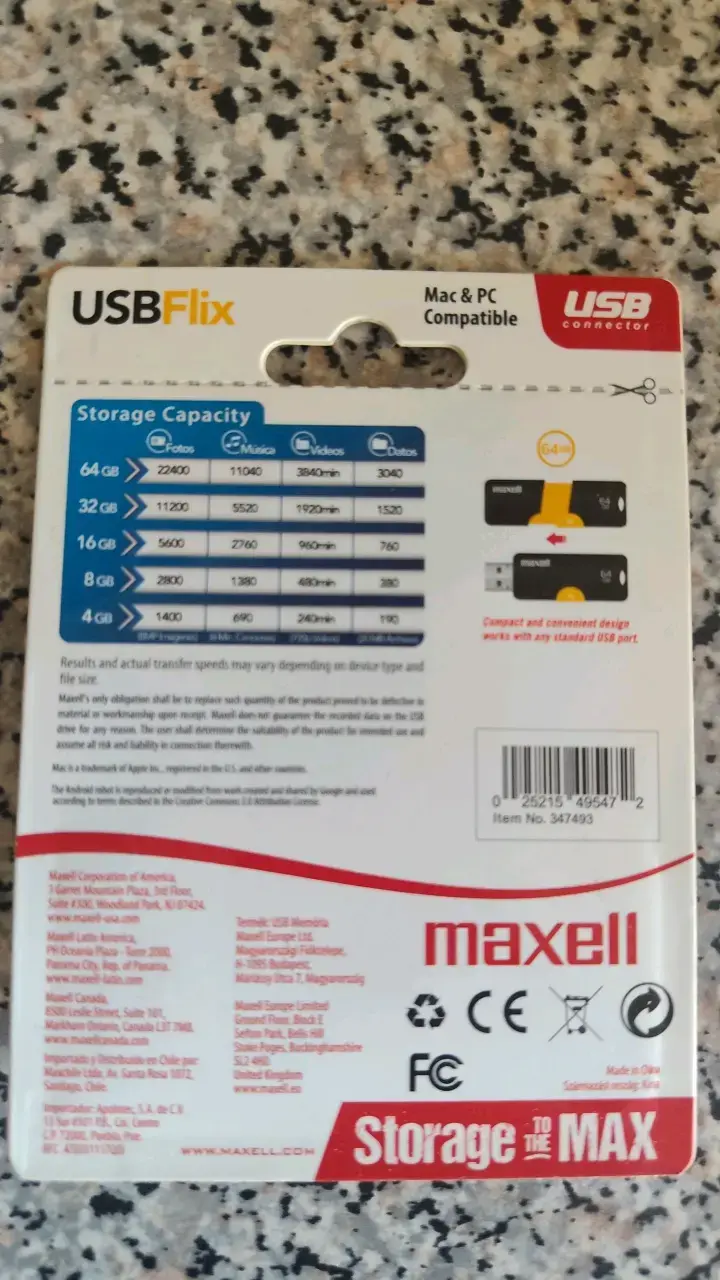 Pendrive Maxell 64GB USB 3.0 - 2