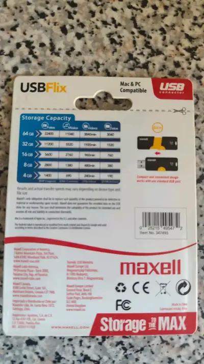 Pendrive Maxell 64GB USB 3.0 - miniatura 2