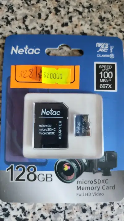 Tarjeta de Memoria MicroSDXC 128GB Netac - miniatura 1