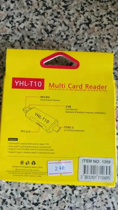 Lector de Tarjetas 3 en 1 Multi Card Reader - miniatura 2