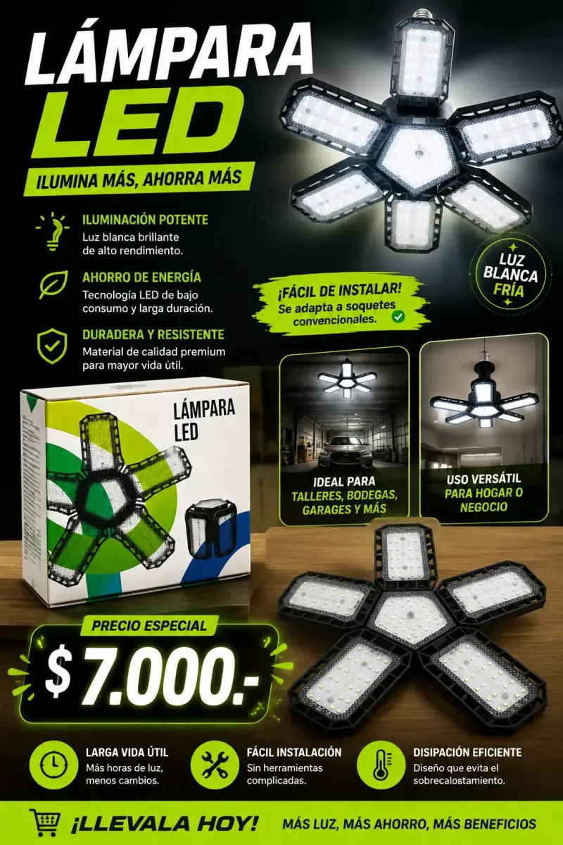 Lámpara LED de alto rendimiento