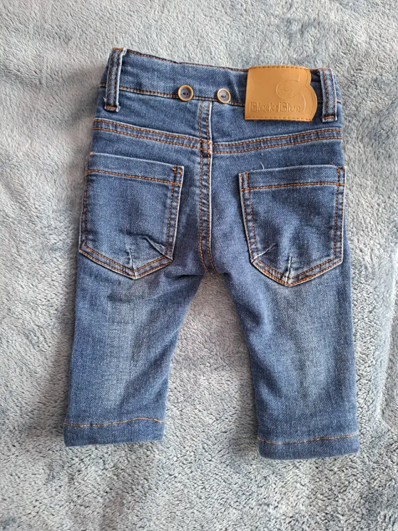 Pantalones de mezclilla para bebé 3 meses - 2