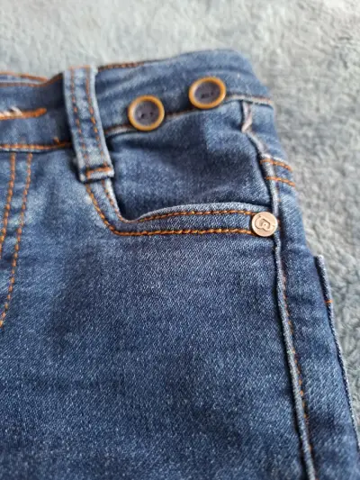 Pantalones de mezclilla para bebé 3 meses - miniatura 5