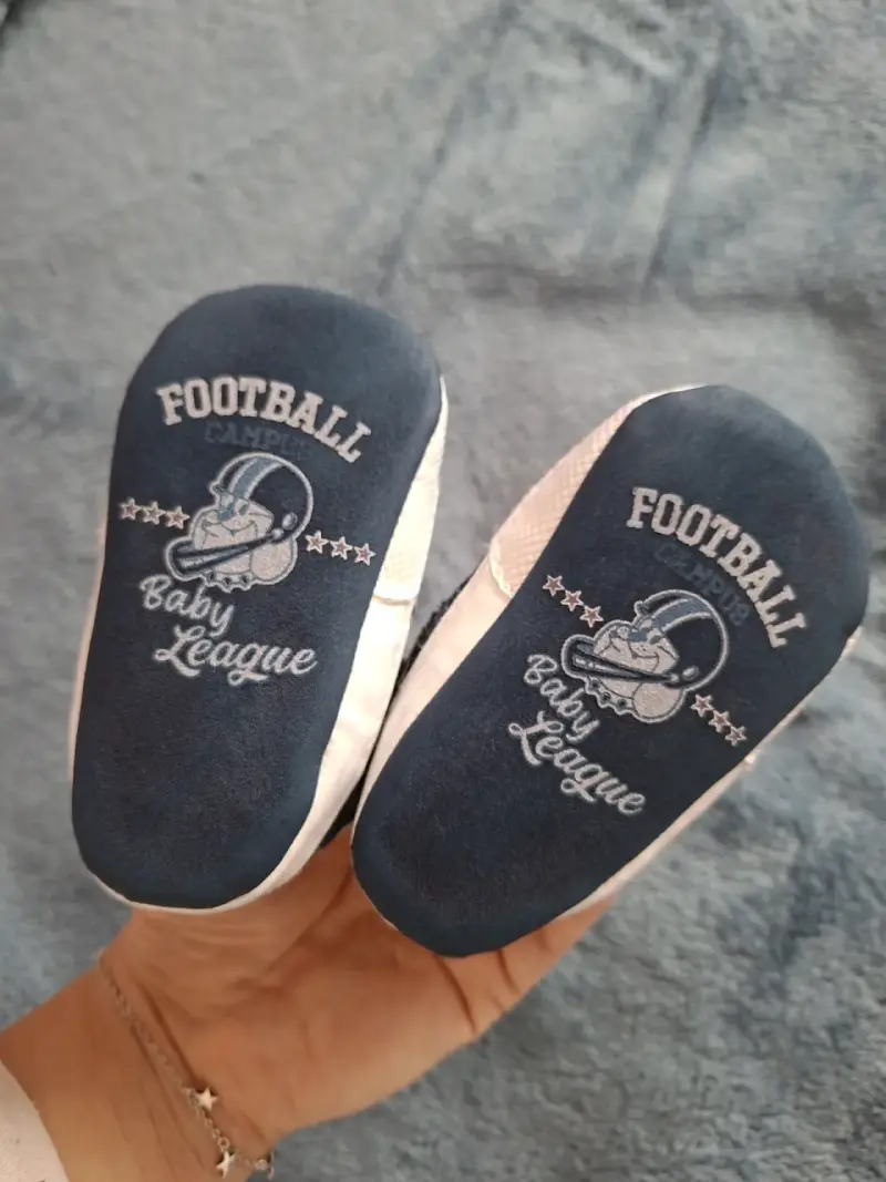 Zapatillas para bebé Ficcus New Born azul talla 16 - 4