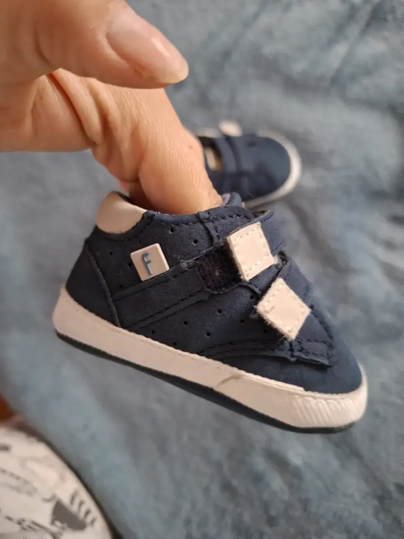 Zapatillas para bebé Ficcus New Born azul talla 16 - 5