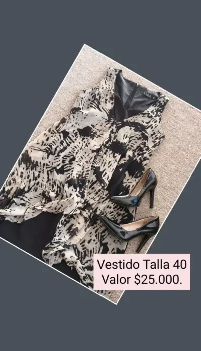 Vestido Liola estampado talla 40 - miniatura 1