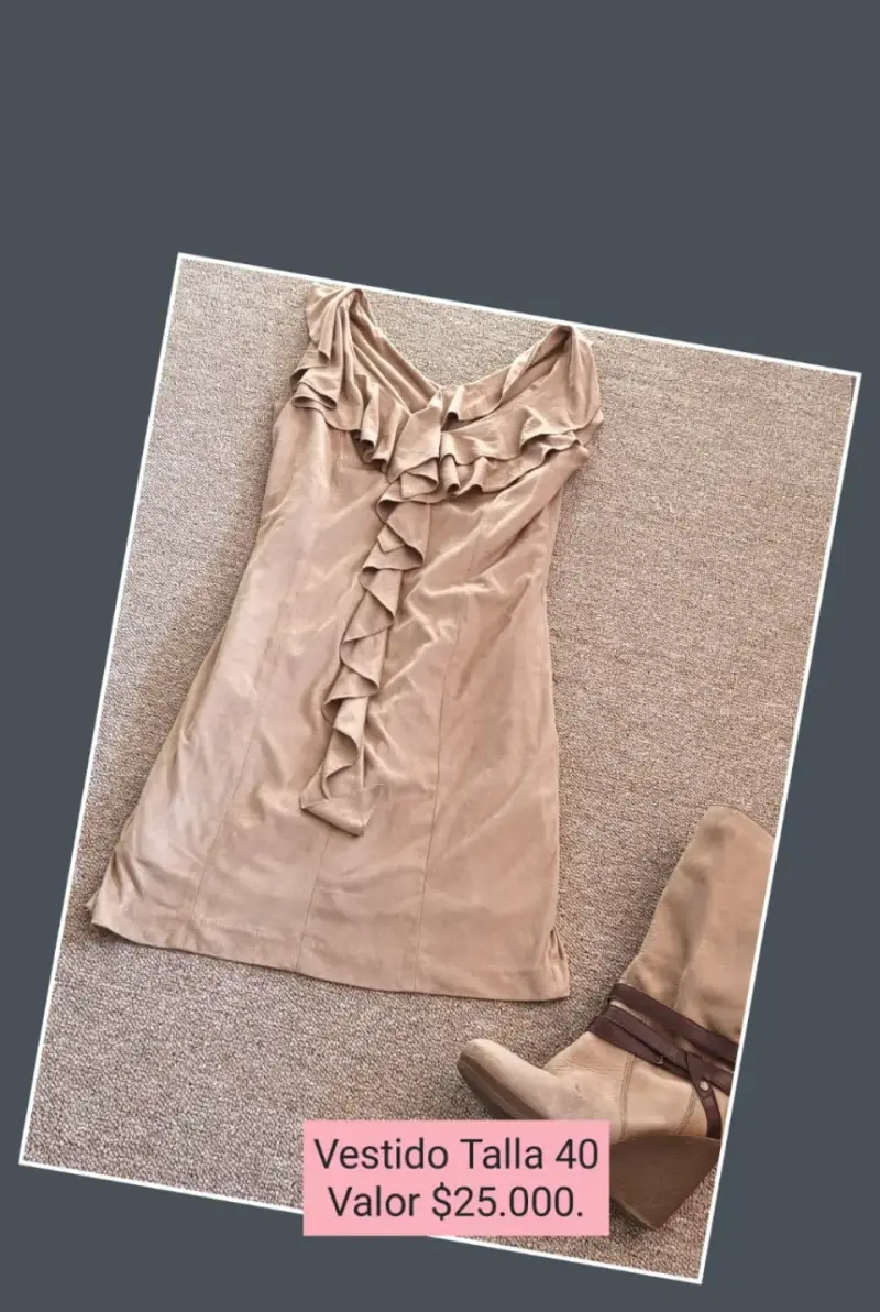 Vestido Liola estampado talla 40 - 3
