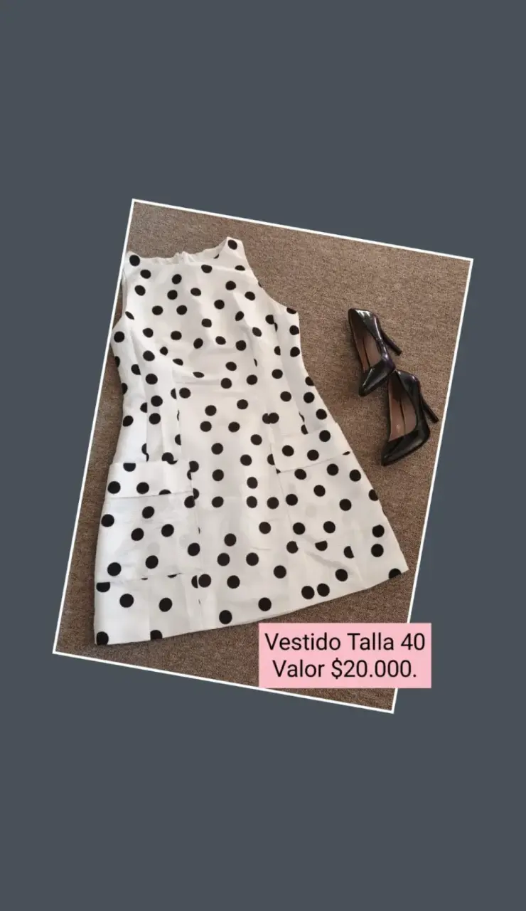 Vestido Liola estampado talla 40 - 4