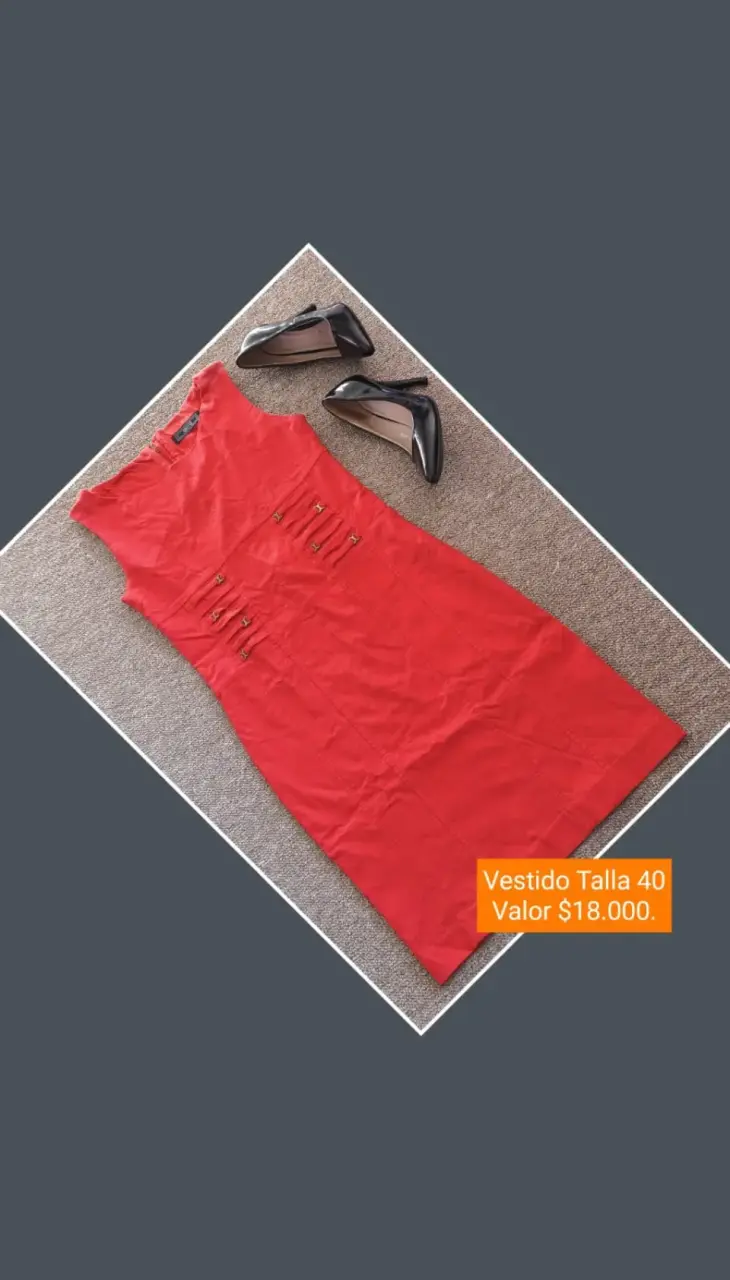 Vestido Liola estampado talla 40 - 6