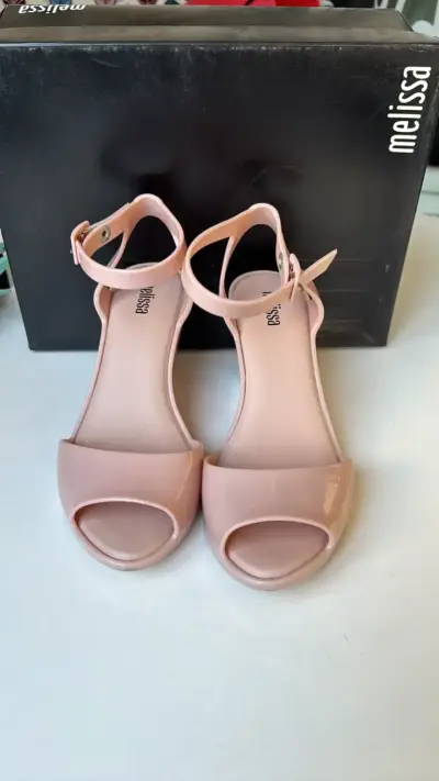 Sandalias rosadas de plataforma Melissa - miniatura 1