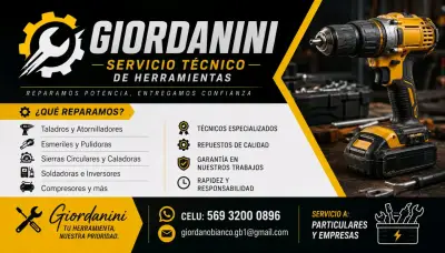 Servicio Técnico de Herramientas Giordanini - miniatura 2