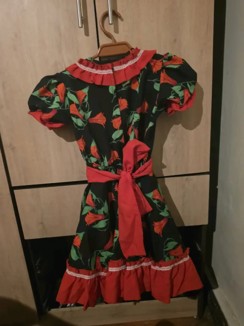 Vestido de fiesta floral para niña - 2