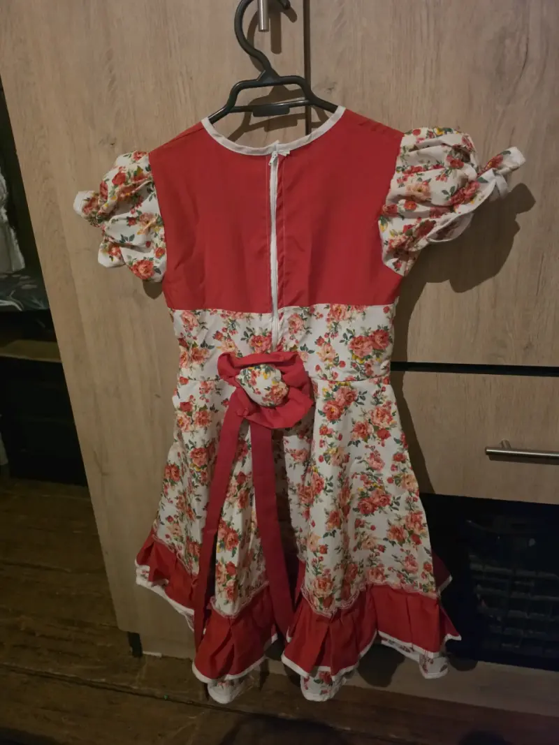 Vestido de fiesta floral para niña - 4