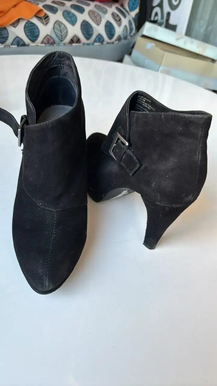 Botines de tacón hush puppies negro para mujer - 1