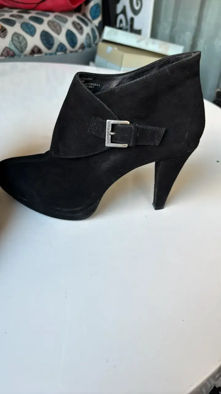 Botines de tacón hush puppies negro para mujer - 3