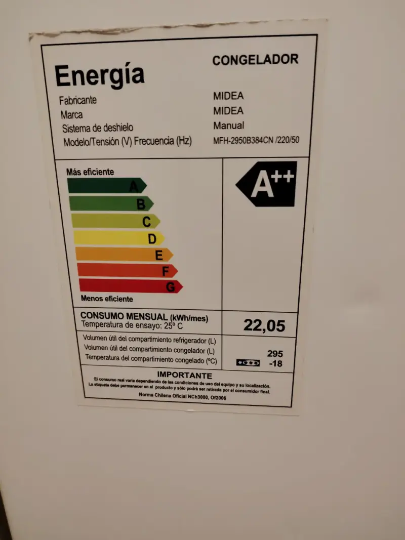 Congelador horizontal Midea Dual - 6