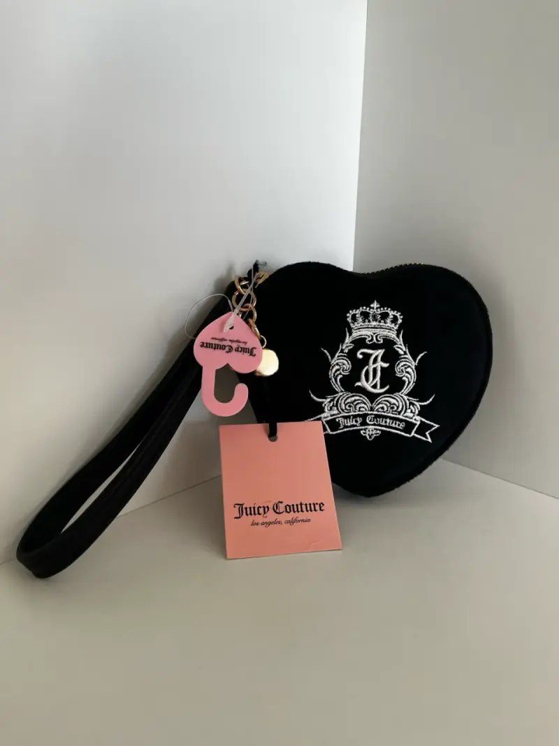 Monedero Corazón Juicy Couture Negro - 2