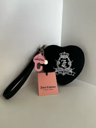 Monedero Corazón Juicy Couture Negro - miniatura 2