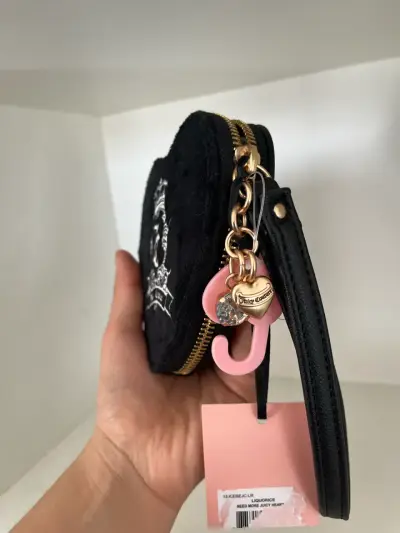 Monedero Corazón Juicy Couture Negro - miniatura 3
