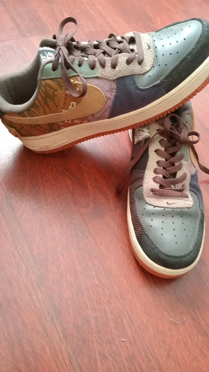 Zapatillas Nike Air Force 1 Travis Scott Cactus Ja - 2